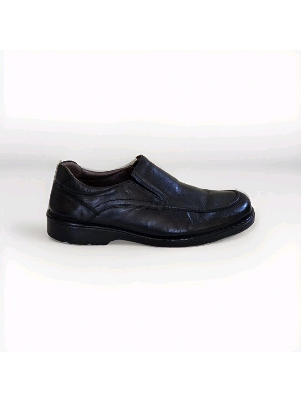 Pikolinos Leather Slip On Loafers Mens EU 46 US 12  Black Moc Toe Vibram Classic